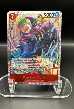 Bandai One Piece CCG Roronoa Zoro EB04-007 Egghead Rush 9000 Power 7 Cost - Image 1