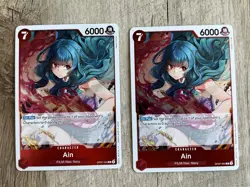 Ain OP07-002 R 500 Years in the Future - ONE PIECE Card Game English NM X2 - Image 1