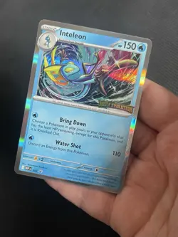 Pokemon TCG Inteleon MEP002 Mega Evolution Stamped Promo Card Near Mint - Image 3