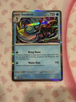 Pokemon TCG (prerelease) Inteleon MEP 002 Promo ME01: Mega Evolution Promo NM - Image 1