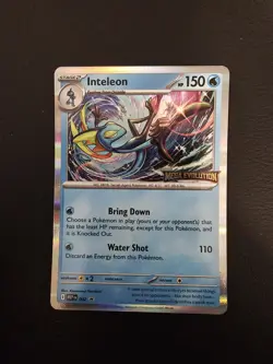 Pokemon TCG - Inteleon MEP 002 Mega Evolution Stamped Prerelease Promo - Image 1