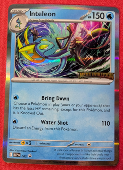 Inteleon MEP 002 Mega Evolution Prerelease Stamped Promo - NM - Image 1