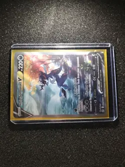 Pokemon TCG Hisuian Samurott V Crown Zenith: Galarian Gallery Gg51/Gg70 Holo... - Image 1