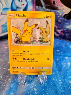Pikachu SM162 Holo Sun & Moon Promo Pokemon Card - Image 1