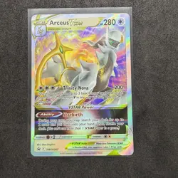 Arceus VSTAR SWSH307 SWSH: Sword & Shield Black Star Promo Cards Holo Pokemon - Image 1