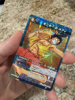Monkey D Luffy - P OP 16 - One Piece Miracle Battle Carddass Card Japanese - Image 1