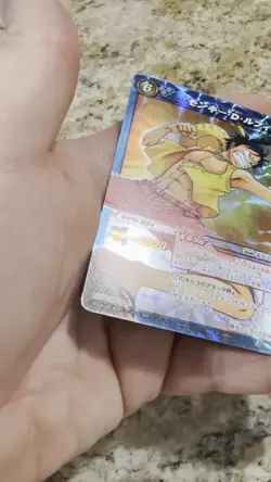 Monkey D Luffy - P OP 16 - One Piece Miracle Battle Carddass Card Japanese - Image 2