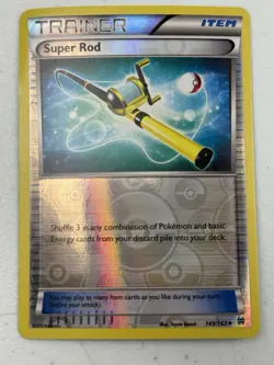 Pokemon Cards Super Rod 149/162 Reverse Holo BREAKthrough XY LP - Image 1