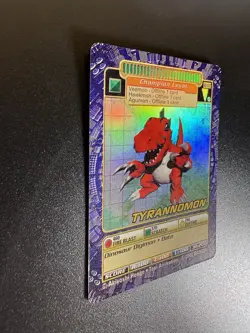 Digimon Tyrannomon BO-137S Card 2000 Digi-Battle Series 3 Bandai Holo Nm/M - Image 3