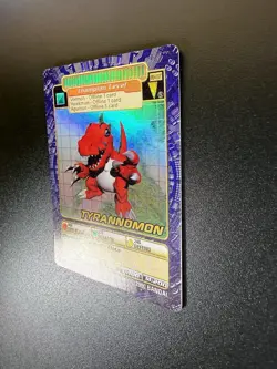 Digimon Tyrannomon BO-137S Card 2000 Digi-Battle Series 3 Bandai Holo Nm/M - Image 4