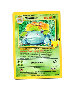 Pokemon Celebrations 25th VENUSAUR 15/102 Classic Collection Card MINT-NM - Image 1