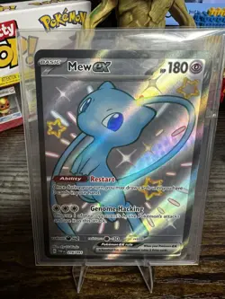 Mew ex 216/091 - Pokemon TCG Paldean Fates Shiny Full Art Ultra Rare Card NM - Image 1