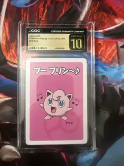 CGC 10 PRISTINE Jigglypuff Old Maid 2019 Japanese Pokemon Card - Image 1