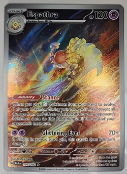Espathra 197/182 Paradox Rift Holo Rare Pokemon Card NM - Image 1