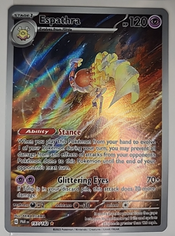 Espathra 197/182 Paradox Rift Holo Rare Pokemon Card NM - Image 2