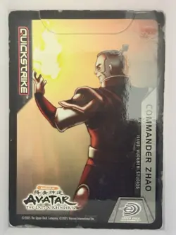 2005 UpperDeck AVATAR The Last Airbender COMMANDER ZHAO Quickstrike CHAMBER CARD - Image 3