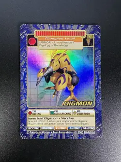 Digimon Digmon BO-132S Card 2000 Digi-Battle Series 3 Bandai Holo Nm/M - Image 1