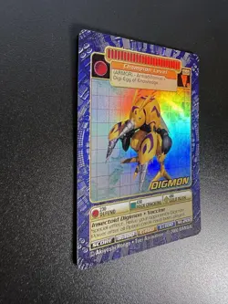 Digimon Digmon BO-132S Card 2000 Digi-Battle Series 3 Bandai Holo Nm/M - Image 3