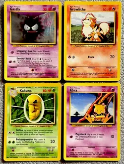 Pokemon TCG WOTC Base Set Card Lot x4 NM 💎 1999 Vintage Pokemon - Image 1