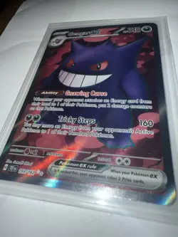 Pokemon Gengar ex 193/162 SV05 Temporal Forces Ultra Rare Full Art Holo Card - Image 1