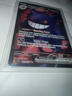Pokemon Gengar ex 193/162 SV05 Temporal Forces Ultra Rare Full Art Holo Card - Image 2