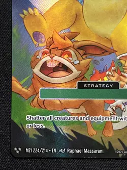 2025 Metazoo Trample 224/214 3 Star Alternate Art Holo Rare Strategy Card MZ1 - Image 2