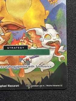 2025 Metazoo Trample 224/214 3 Star Alternate Art Holo Rare Strategy Card MZ1 - Image 3