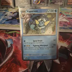 Vaporeon - (Cosmos Holo) Promo SV: Scarlet & Violet Promo Cards 168 NM - Image 1