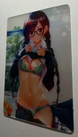 SEXY HEROINE WAIFU Chizuru Mizuhara REN-A-GIRLFRIEND ACG LENTICULAR HOLO CARD NM - Image 2