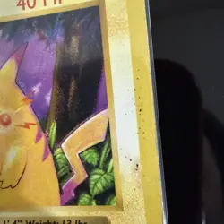 Pokemon Pikachu (Red Cheeks) 058/102 Base Set (Shadowless) Regular - Image 4