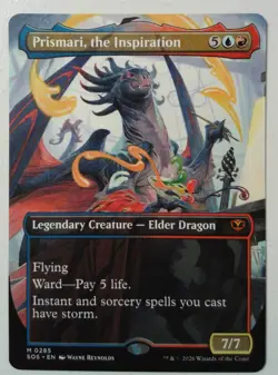 Prismari, the Inspiration *Borderless Mythic* Magic MtG x1 Secrets of Strixhaven - Image 1