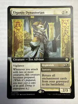 Eiganjo Dynastorian (Extended Art) Commander: Secrets of Strixhaven 63 Near Mint - Image 1