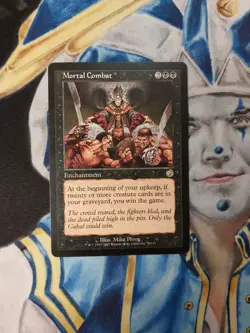Mortal Combat MTG Torment Rare Black Enchantment Slightly Played x1 - Image 1