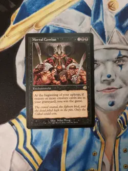 Mortal Combat MTG Torment Rare Black Enchantment Slightly Played x1 - Image 2