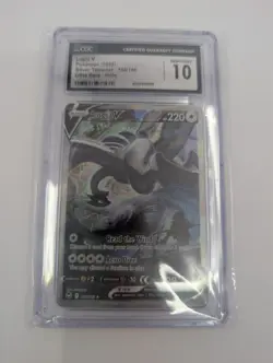2022 POKEMON SILVER TEMPEST #186 LUGIA V CGC 10 - Image 3