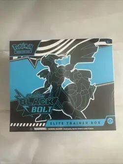 Pokemon TCG Scarlet Violet Black Bolt Elite Trainer Box ETB Factory Sealed New - Image 1
