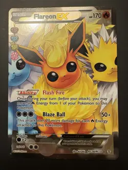 Flareon EX (Full Art) RC28-32 Generations: Radiant Collection Holo - Pokemon TCG - Image 1