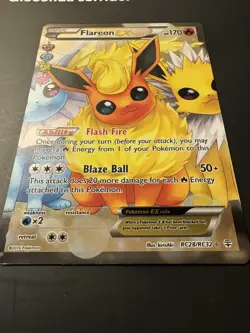 Flareon EX (Full Art) RC28-32 Generations: Radiant Collection Holo - Pokemon TCG - Image 2