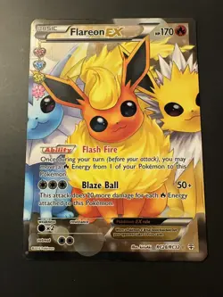 Flareon EX (Full Art) RC28-32 Generations: Radiant Collection Holo - Pokemon TCG - Image 3