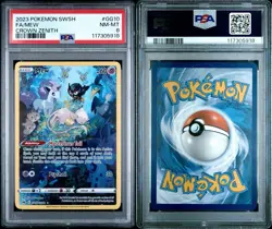 Pokemon Mew GG10/GG70 Crown Zenith Galarian Gallery Full Art Holo PSA 8 - Image 3