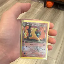 Pokemon TCG Dark Typhlosion 6/105 Neo Destiny Holo Rare 80 HP Unlimited - Image 1