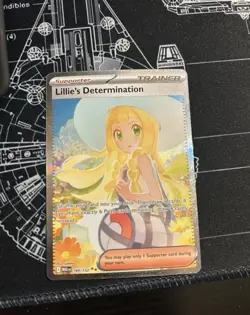 Pokemon Lillie's Determination 184/132 Me01: Mega Evolution Full Art Rare Holo - Image 1