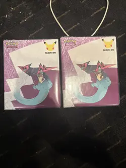 Lot of 2 Dragapult Pokemon Celebrations 25th Anniversary 4 Pocket Mini Binder - Image 1
