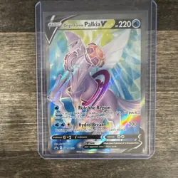 Pokemon Origin Forme Palkia V SWSH253 Promo Holo Full Art 220 HP Sword & Shield - Image 1