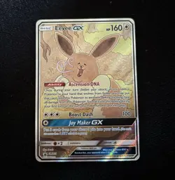 Pokemon Eevee GX Full Art Promo Holo SM233 Sun & Moon 160 HP Basic Card - Image 1