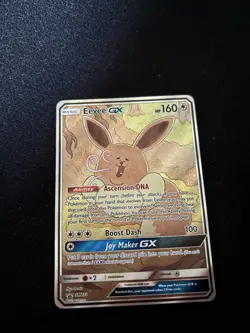 Pokemon Eevee GX Full Art Promo Holo SM233 Sun & Moon 160 HP Basic Card - Image 2