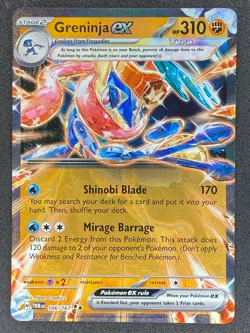 Pokemon Greninja ex 106/167 TWM Twilight Masquerade NM - Image 1