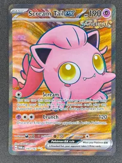 Pokemon Scream Tail ex Full Art 197/167 TWM Twilight Masquerade NM - Image 1
