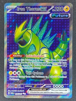 Pokemon Iron Thorns ex Full Art 196/167 TWM Twilight Masquerade LP/NM - Image 1