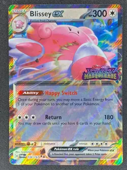 Pokemon Blissey ex Stamped 134/167 TWM Twilight Masquerade NM - Image 1